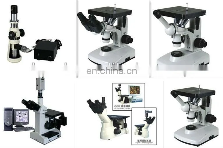 three eyepiece metallographic microscope with CCD camera