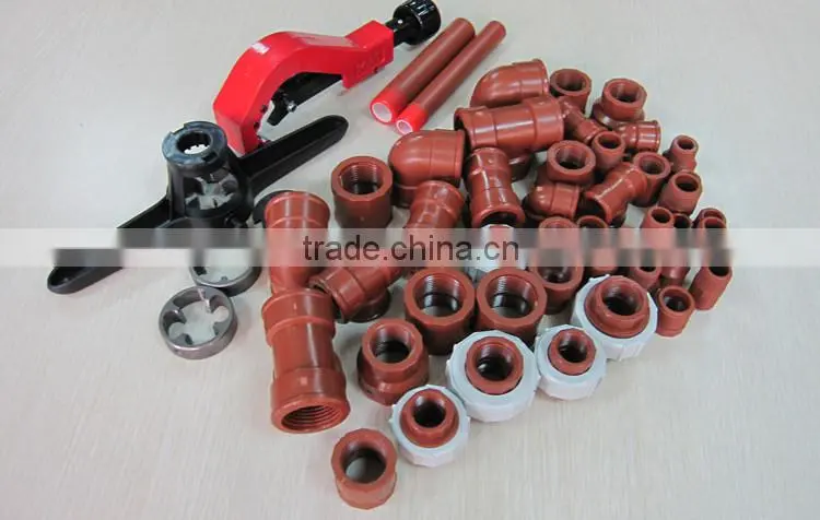Promotional hot water PPH thread pipe fitting Manufacturer