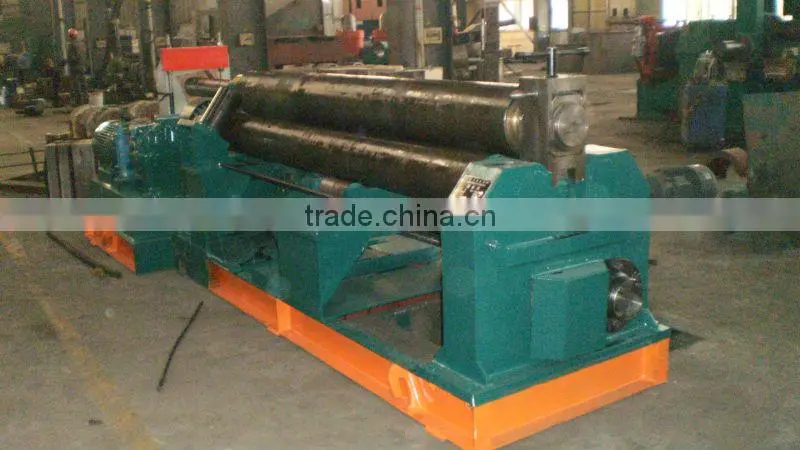 mechanical 3-roller plate rolling machine,plate bending machine
