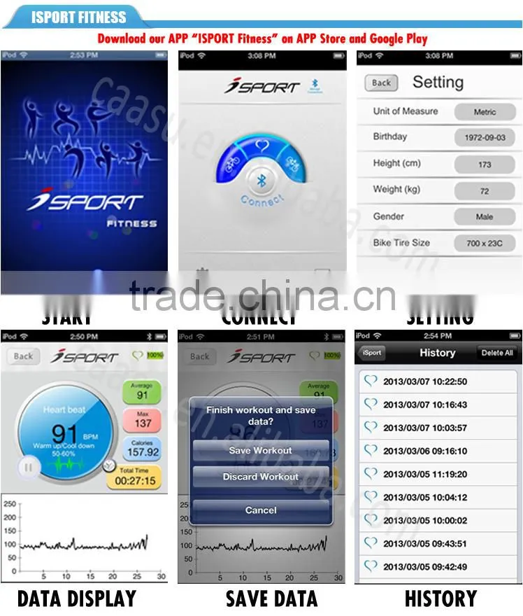 Sport Tracker Healthy Living Sport Heart Rate Monitor