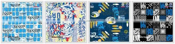 100% Polyester PVC Coated Print Fabric