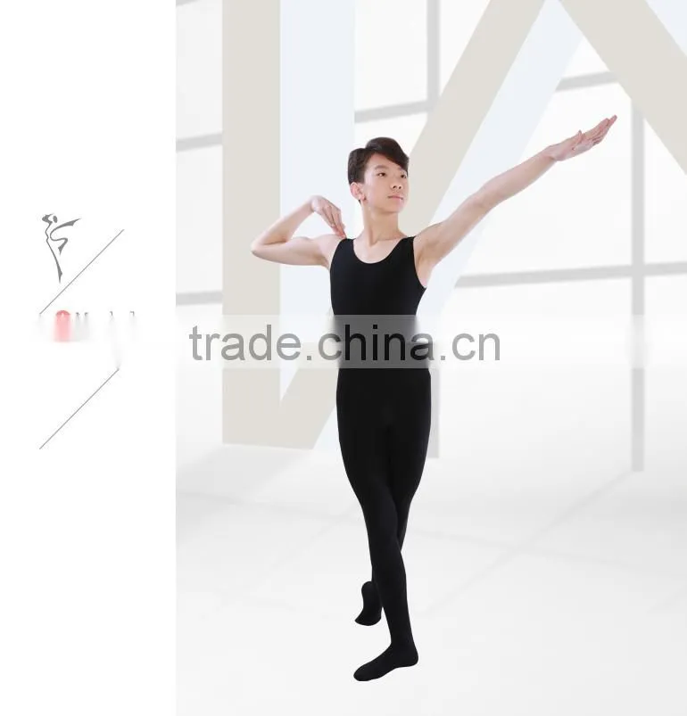 2220 Kids Unitards, Black Men's Unitard, Men Footed Unitard
