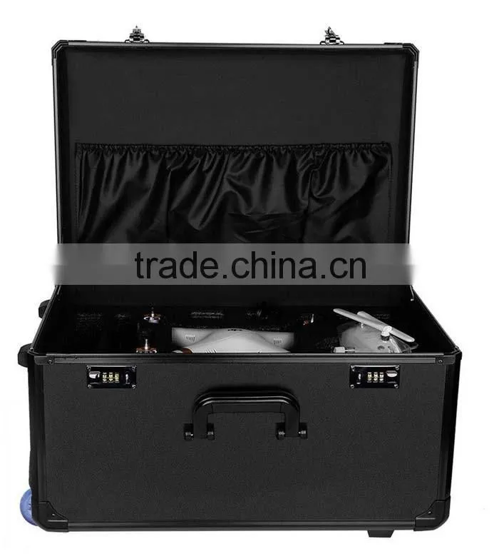 DJI Phantom 2/3 Aluminum Protection Case box password lock trolley case Hard Case RC Drone Case
