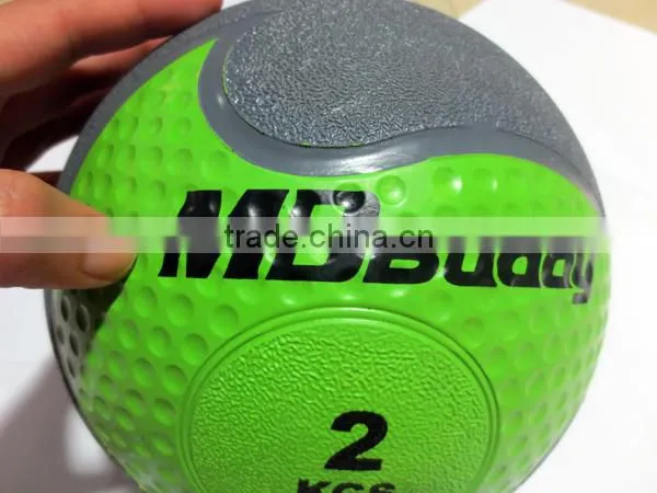 Gym equipment rubber medicine ball for home gym