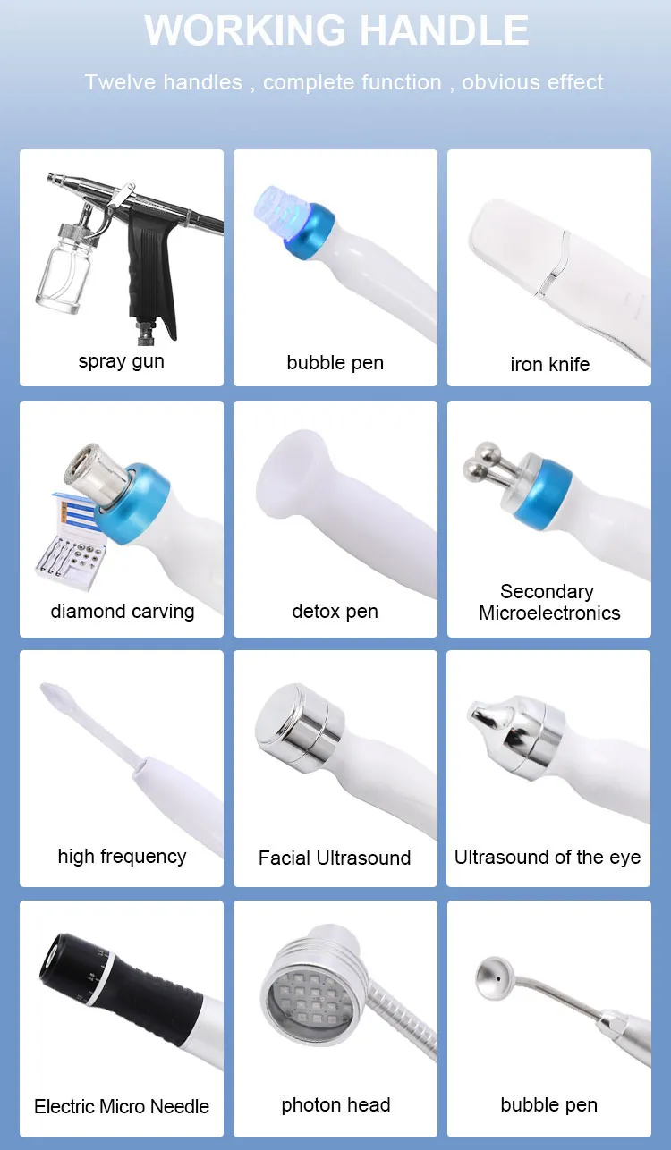 Multi-functional Skin Care Hydrogen Beauty Skin Rejuvenation Diamond Peel Microdermabrasion Hydra Oxygen Facial Machine Machine