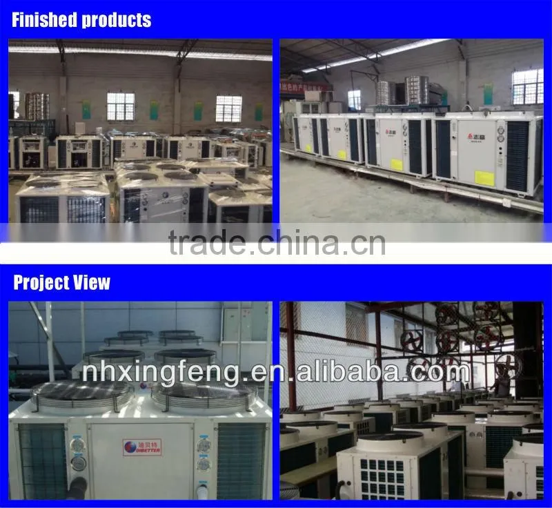 36kw China Split EVI heat pump for -25 degree ambient temp. using