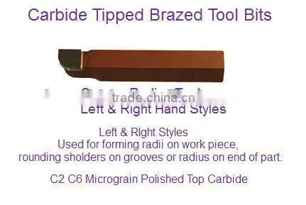 carbide cutting tool bits of saw tips