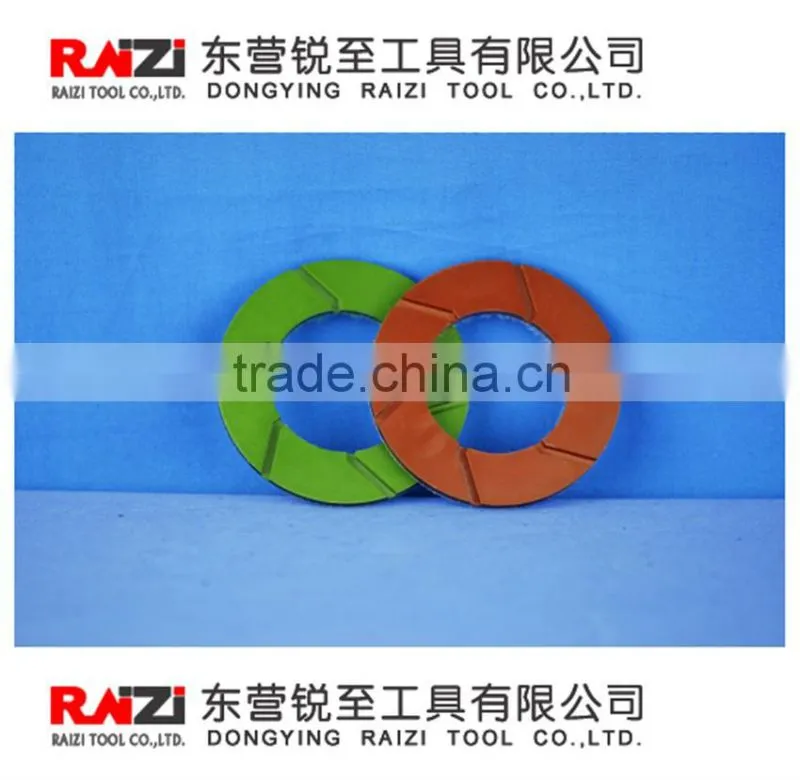 Turbo wet polishing pad