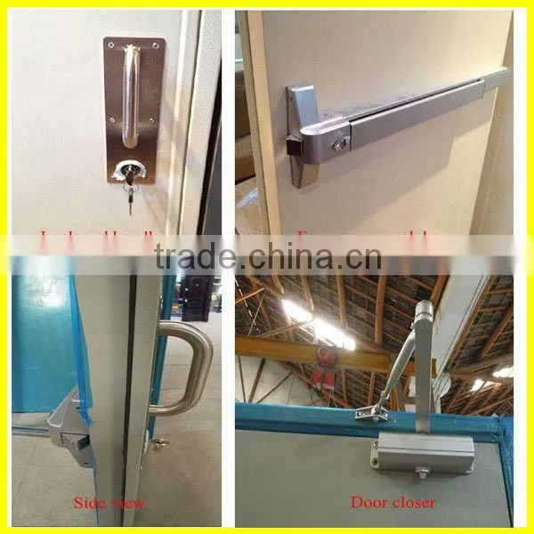 BG-F9035 Tempered Glass Fireplace Interior Door with Fireproof Door Seal