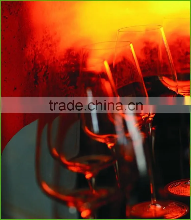 Goblet Wine Glasses,Decorated Wine Glasses,Red And Gold Wine Glasses