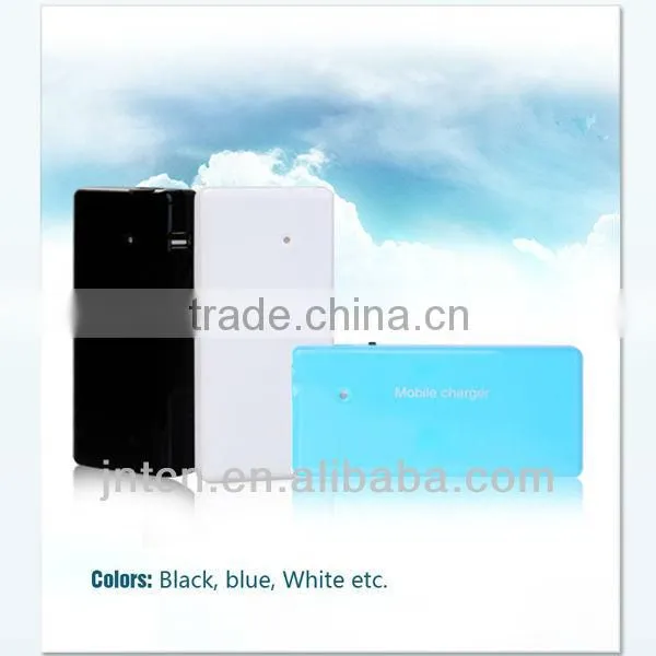 220V 4000/4400/5200/5600mAh unique portable plug-in mobile phone wall charger power bank from Chinese factory MP011