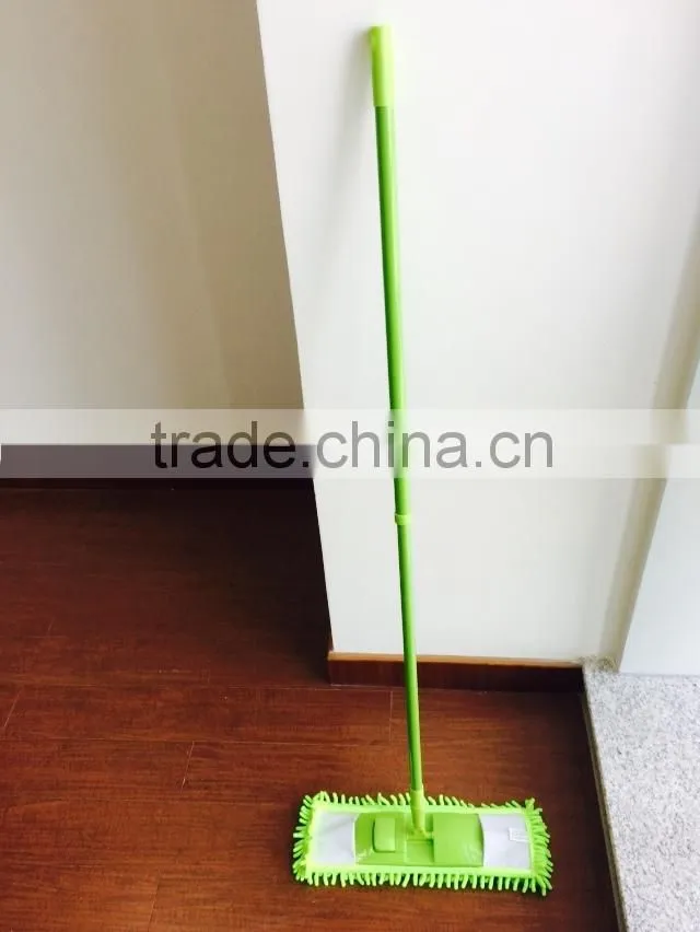 Hot Sale Telescopic Handle Microfiber Chenille Flat Mop