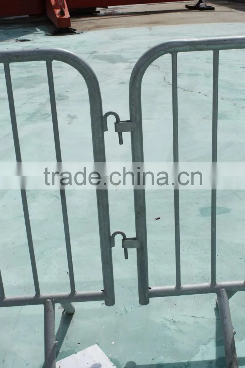 galvanized steel traffic crowd control barrier