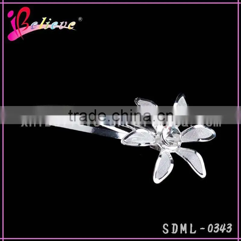 Low price wholesale decorative hair pins,fancy hair bobby pins,flower bobby pins