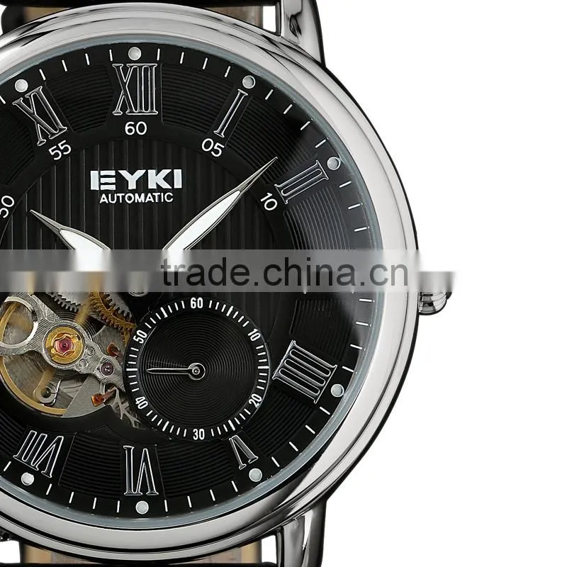 Black Men Fashion Dress Watch Mechanical Automatic Movement WM350