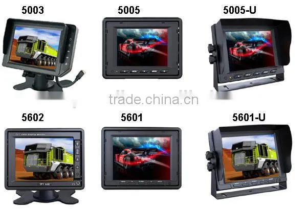 RV-5005V 5 Inch reversing camera system with night vision camera& 5" LCD monitor