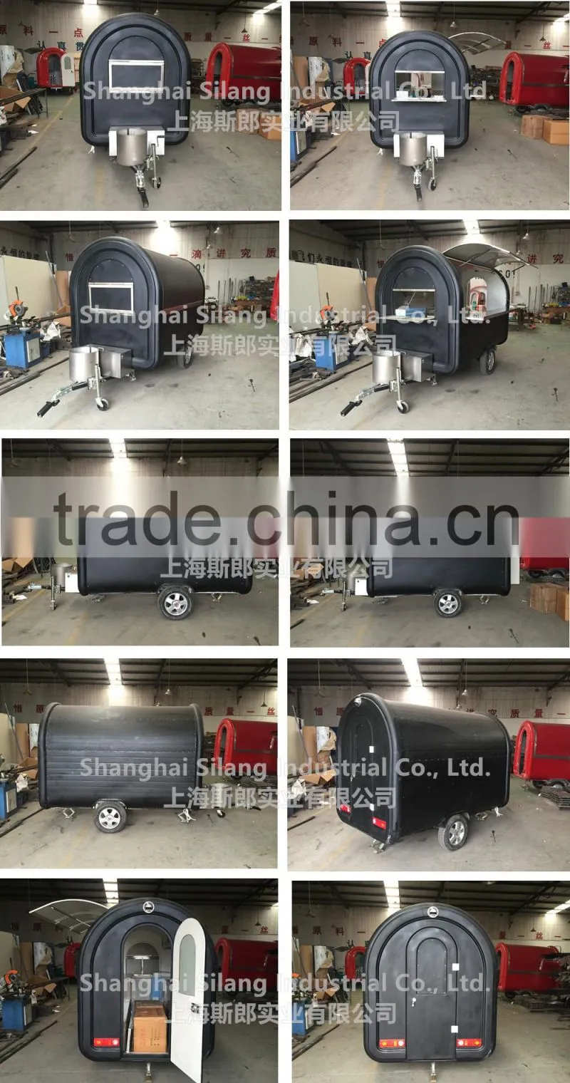 black 2016 big wheels carts to sell fast food/food van for sale/fast food van for sale food truck.