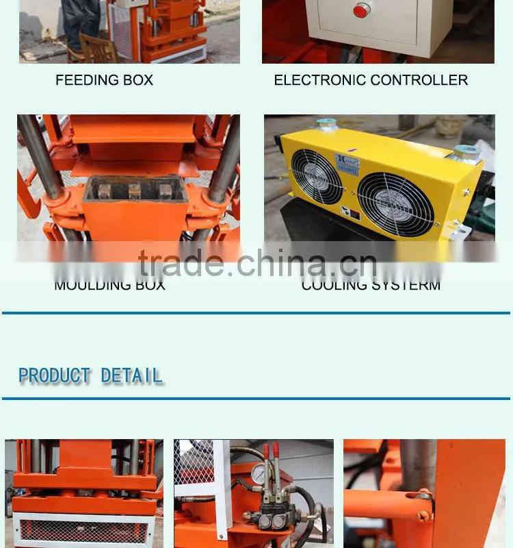 Hydroform Interlocking Clay brick machine Afrika manual Clay block making machine