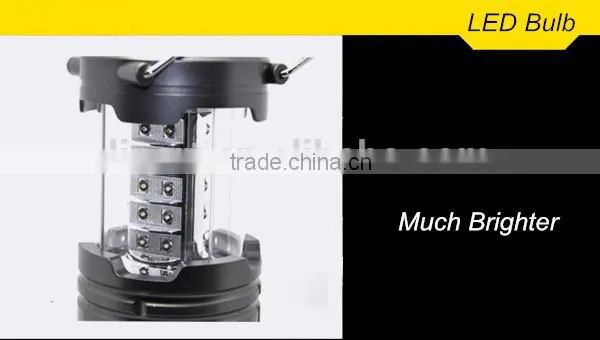 (120320) Multifunction ABS 3*AAA dry battery portable camping led lantern
