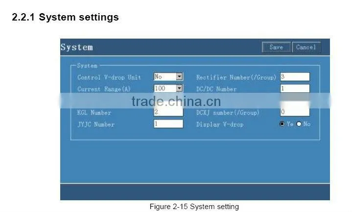 For substation or battery charger power supply system lcd touch screen monitor
