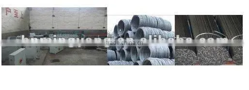three grades steel bar straightening manufacturing line