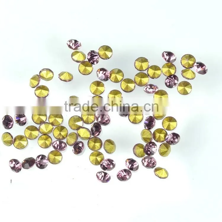 Light Amethst MC cristals, foiled point back stones, diamond beads for accessories
