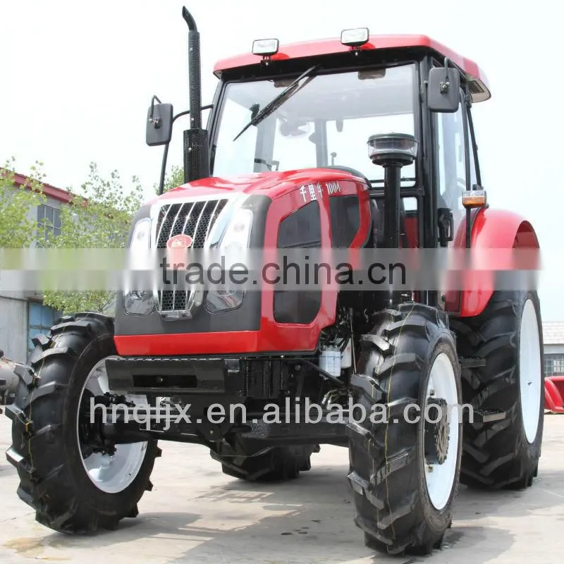 Henan QLN gear shift 100hp 4WD large agricultural tractor