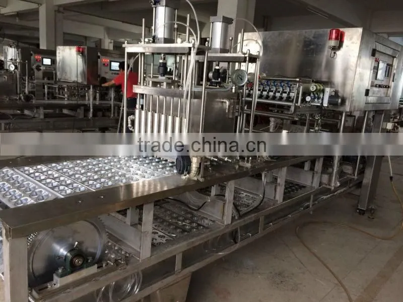 ice cream cup filling and sealing machine