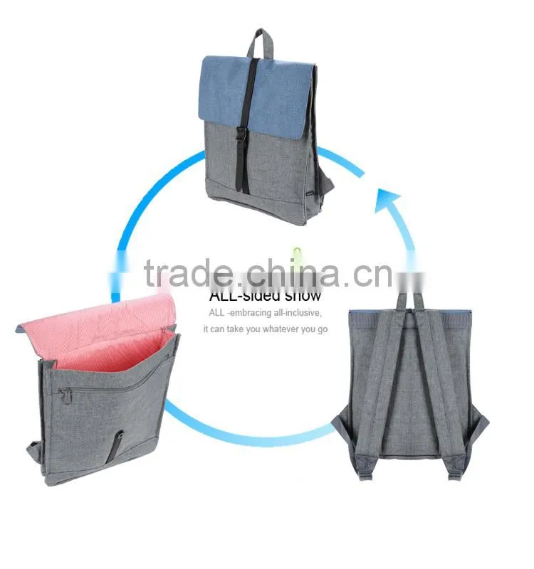 high quality custom small order new design fashion school bags