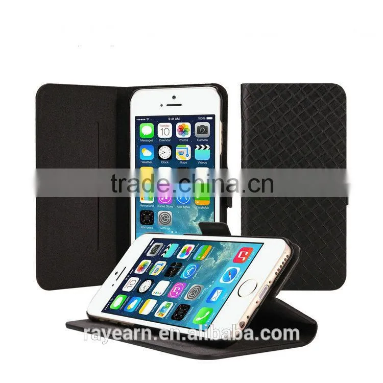 Business style leather case cover for iPhone 6S shockproof leather case