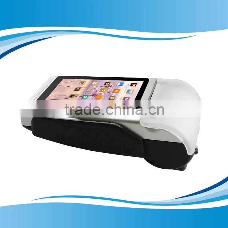 Android smart touch pos terminal handheld with thermal printer wifi 3G GC068