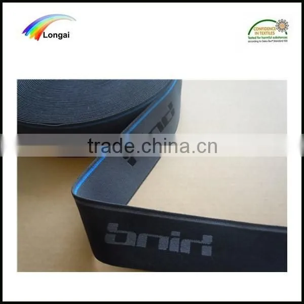 factory direct sale Eco-friendly woven jacquard polyester elastic webbing for clothing