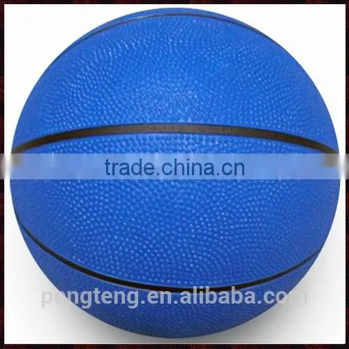 cheap rubber blue basketball wholesale