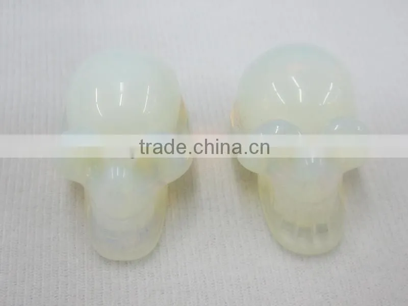 gemstone AB grade Fluorite Carved Skull for wholesale