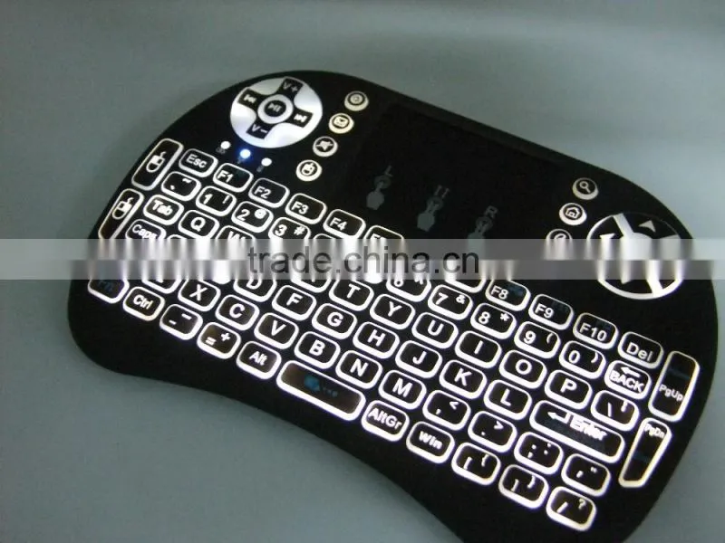 i8+ 2.4 GHz Wireless Keyboard with Touchpad Mouse