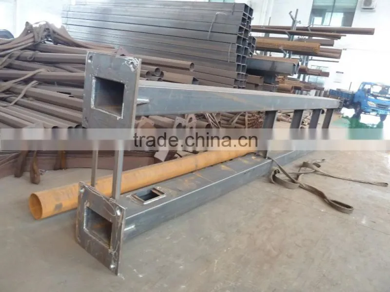 Road steel traffic pole