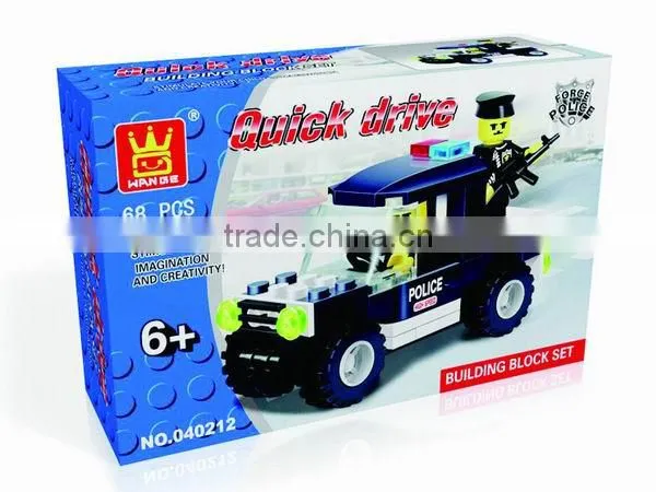 plastic miniature figures Building Blocks super Police Toy