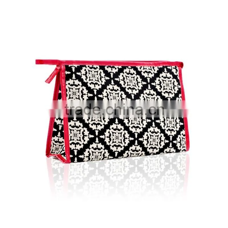 China makeup bags with compartments vintage cosmetic bag