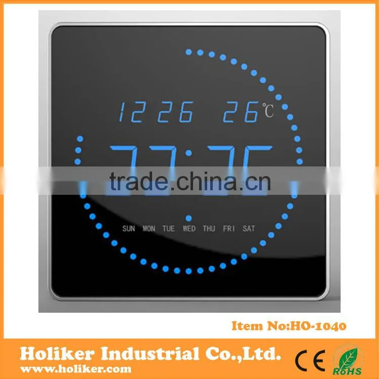 digital LED wall clock for home decoration