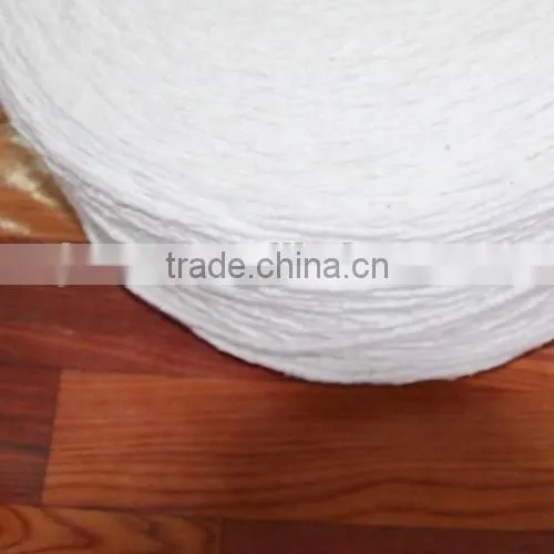 bleach color Recycled cotton yarn