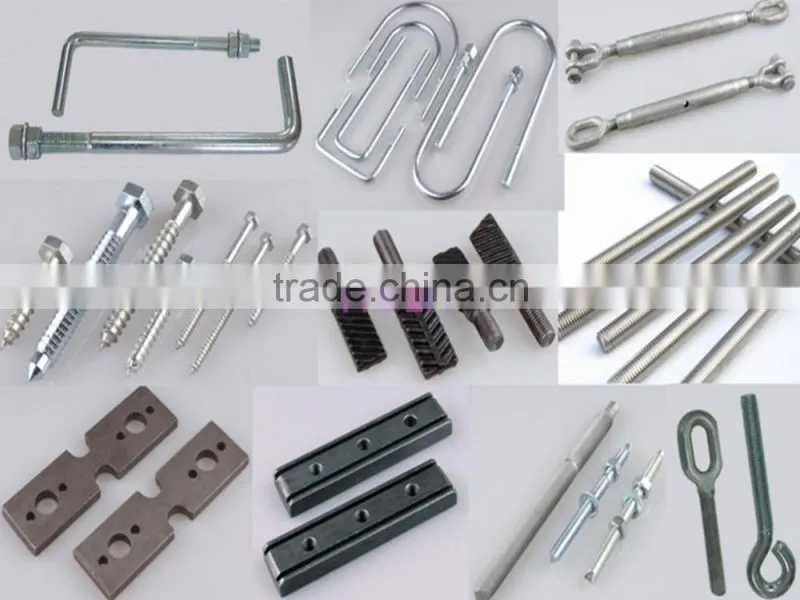 L shape zinc plated 1/2-13 anchor bolt