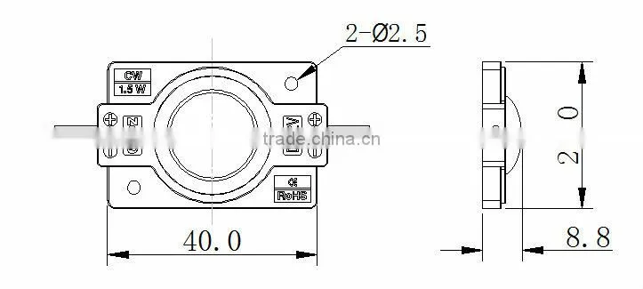 High power led module 2835 same effect with led modules lens 2835 Korea osram cree samsung smd2835