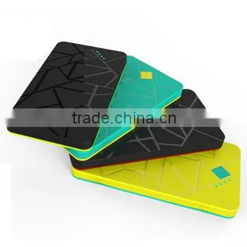Dual USB Plastic Square Power Bank
