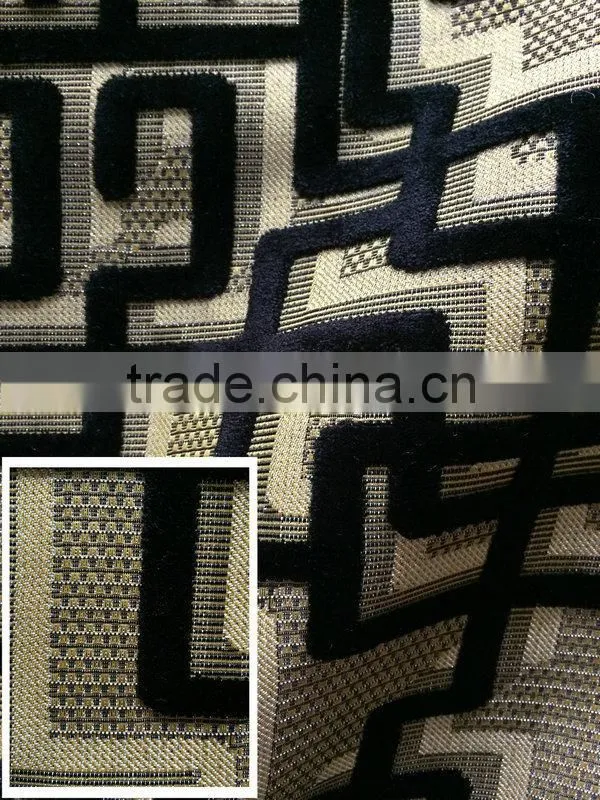 upholstery jacquard velvet fabric for sofa chair coverings
