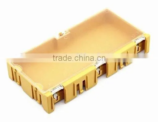Semi-transparent cover Component storage box / Small parts storage cabinet
