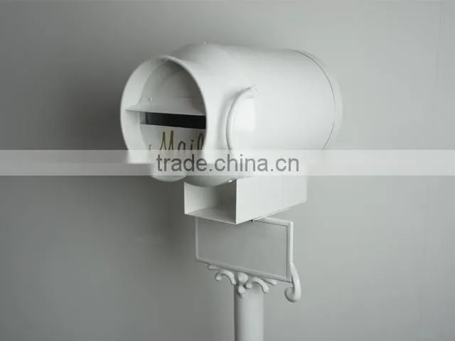 wrought iron mailbox post/JHC-1043B/wrought iron mailbox