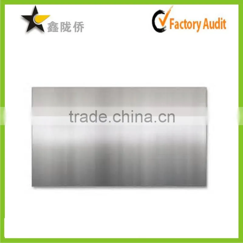 2015 Accept custom high end fancy silver metal visit card blank