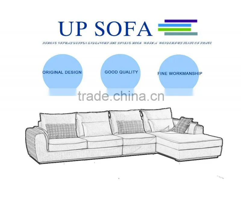 Washable Fabric Sofa With Removable Cover For Sale,L-Shaped Chaise sofa