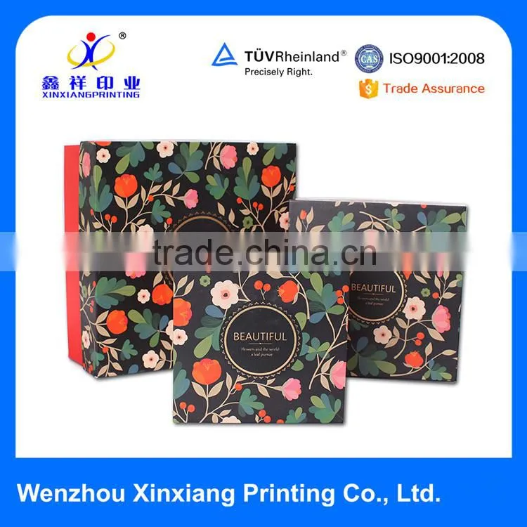 Fashionable Fancy Mooncake Paper Gift Boxes Cosmetics Box