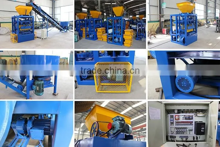 QT4-24 concrete block machinery,small production machinery,brick machinery equipment